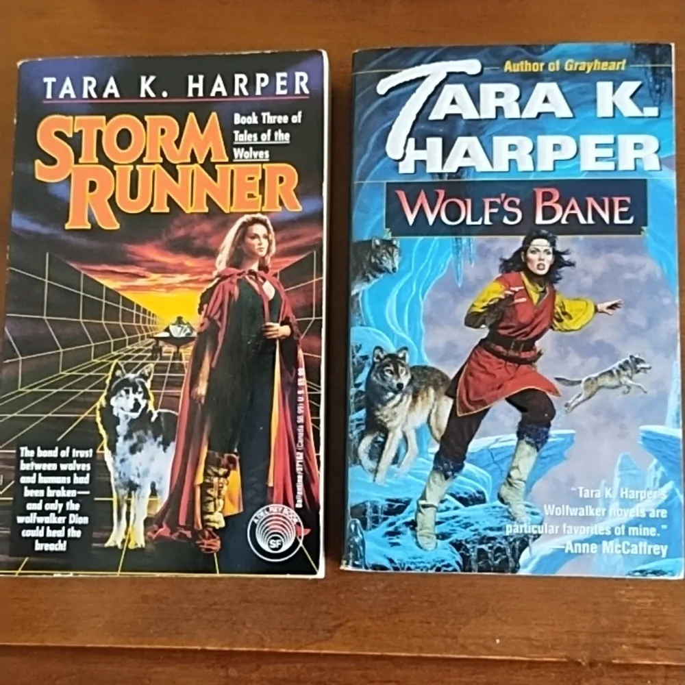 Wolfwalker Series Fantasy Adventure Sword Fights Telepathy Wolf Tara K Harper